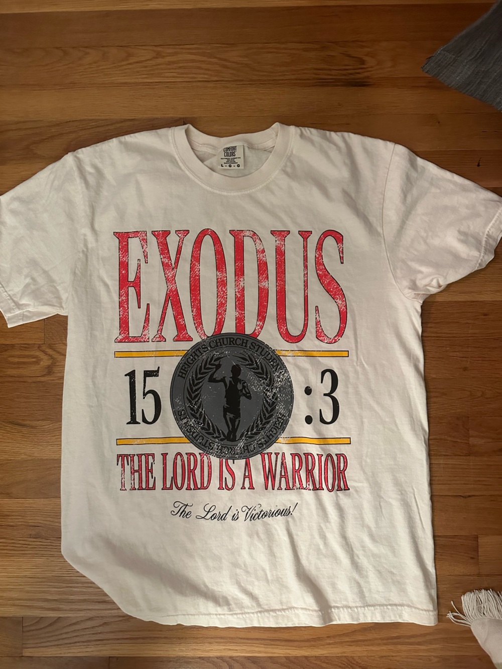 Exodus Graphic Crew Neck T-Shirt - White